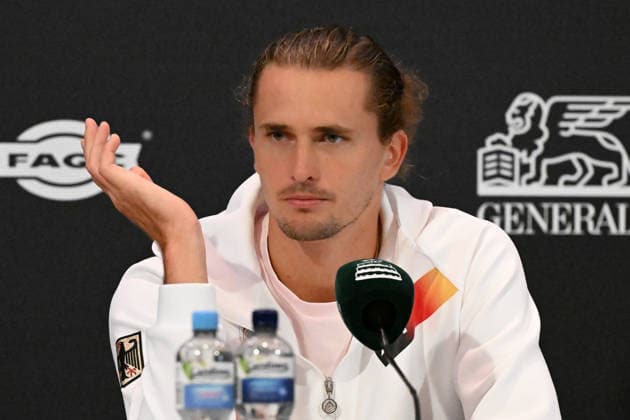 Alexander Zverev (GER) at the press conference on September 19, 2026 ¢ Tennis ¢ Davis Cup Qualifiers, 2nd Round ¢ Germany vs. Croatia, Heristo Arena, Halle Westfalen, North Rhine-Westphalia, Germany Copyright: xpepphotox xHorstxMauelshagenx pep00321, pep_20260919_hm