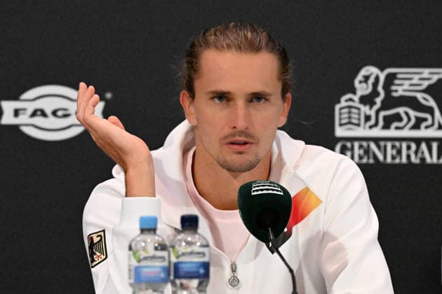 Alexander Zverev (GER) at the press conference on September 19, 2026 ¢ Tennis ¢ Davis Cup Qualifiers, 2nd Round ¢ Germany vs. Croatia, Heristo Arena, Halle Westfalen, North Rhine-Westphalia, Germany Copyright: xpepphotox xHorstxMauelshagenx pep00321, pep_20260919_hm