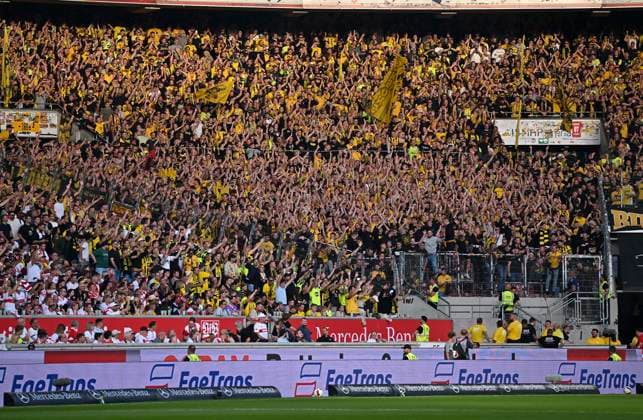 September 19, 2026, Soccer: 2026–2027 Bundesliga 1, Matchday 4, VfB Stuttgart vs. Borussia Dortmund, at the MHP Arena in Stuttgart,