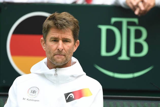 Michael KOHLMANN, Captain GER Match 1 Alexander ZVEREV GER Matej DODIC CRO Germany GER Croatia CRO Tennis Davis Cup Qualifiers Round 2 on September 19, 2026, at the Heristo Arena in Halle, Westphalia, Germany Â