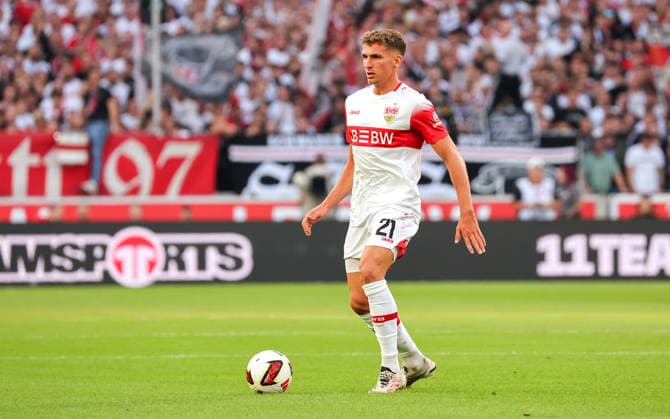 September 19, 2026, Germany, Stuttgart, Bundesliga, VfB Stuttgart vs. Borussia Dortmund, Grischa Prömel (VfB)