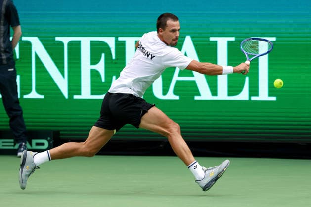 Team Germany, Daniel Altmaier, Davis Cup: Germany vs. Croatia, Heristo Arena, Halle, Westphalia, Germany; Tennis Davis Cup 20026, Heristo Arena, Halle, Westphalia, North Rhine-Westphalia, Germany, September 19, 2026 Copyright: xJuergenxHasenkopfx