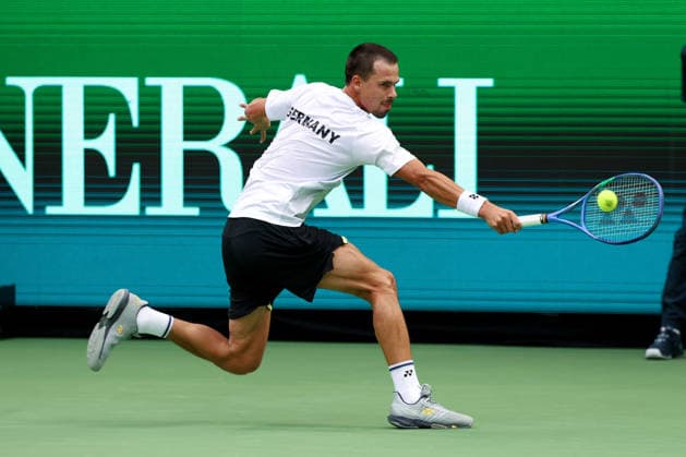 Team Germany, Daniel Altmaier, Davis Cup: Germany vs. Croatia, Heristo Arena, Halle, Westphalia, Germany; Tennis Davis Cup 20026, Heristo Arena, Halle, Westphalia, North Rhine-Westphalia, Germany, September 19, 2026 Copyright: xJuergenxHasenkopfx