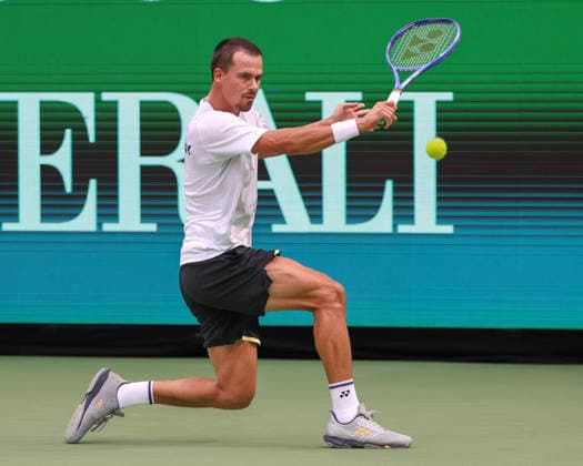 Team Germany, Daniel Altmaier, Davis Cup: Germany vs. Croatia, Heristo Arena, Halle, Westphalia, Germany; Tennis Davis Cup 20026, Heristo Arena, Halle, Westphalia, North Rhine-Westphalia, Germany, September 19, 2026 Copyright: xJuergenxHasenkopfx