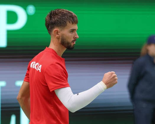 Team Croatia, Dino Prizmic, Davis Cup: Germany vs. Croatia, Heristo Arena, Halle West, Germany; Tennis Davis Cup 20026; Heristo Arena, Halle West, North Rhine-Westphalia, Germany; September 19, 2026 Copyright: xJuergenxHasenkopfx