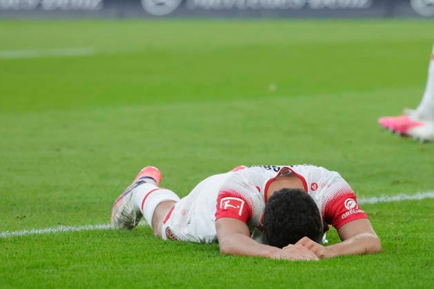 Pictured: Bilal El Khannous of VfB Stuttgart looks disappointed, September 11, 2026, VfB Stuttgart vs. Borussia Dortmund, Bundesliga 1, Matchday 4, Germany, Stuttgart, MHP Arena, DFL REGULATIONS PROHIBIT ANY USE OF PHOTOGRAPHS AS IMAGE SEQUENCES AND OR QUASI-VIDEO Copyright: HMBxMedia xJulienxBecker