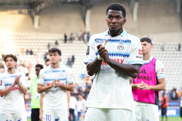 FOOTBALL : Paris FC Vs RC Strasbourg - Ligue 1 - 19 09 2026 Jeyland Yahir Mitchell Baltonado (RC Strasbourg) ParisFrance  Copyright: xMichaelxBaucherx