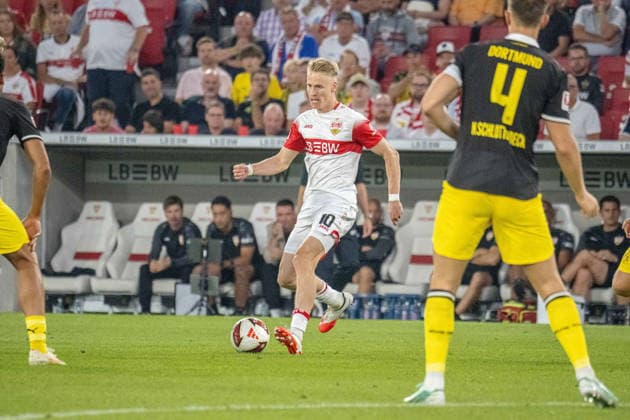 September 19, 2026, xdaymx, Soccer, Bundesliga 1, VfB Stuttgart, Borussia Dortmund, Chris Führich, VfB Stuttgart, DFL, DFB. REGULATIONS PROHIBIT ANY USE OF PHOTOGRAPHS AS IMAGE SEQUENCES AND OR QUASI-VIDEO. Stuttgart