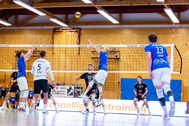 September 19, 2026, GER, Volleyball, Men, Season 26–27, 2nd Division South, Blue Volleys Gotha TV 1895 vs. Moemlingen, Hannes Krochmann (Blue Volleys Gotha), 7 99867 Gotha, Ernesti Sports Complex, Thuringia, Germany