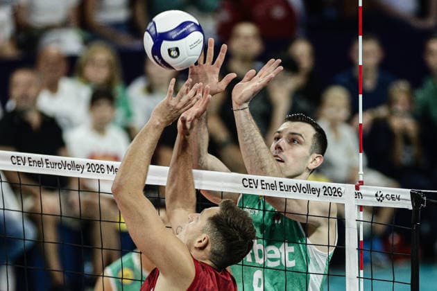 IPA88719195 - Bulgaria s Asparuh Asparuhov in action during the CEV Enel Eurovolley 2026 Round of 16 match between Bulgaria and Germany at Arena 8888 in Sofia, Bulgaria, on September 19, 2026  Copyright: xIvanxSxIvanov IPAxSportx xx IPA88719195