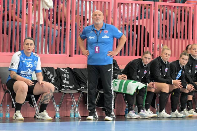 Herbert Mueller, Thueringer HC, Coach, TusSies Metzingen vs. Thueringer HC, Handball, Alsco HBF, Matchday 4, 2026–2027 Season, September 19, 2026, TusSies Metzingen vs. Thueringer HC, Handball, Alsco HBF, Matchday 4, 2026–2027 Season, September 19, 2026, Tübingen Copyright: xEibner-Pressefotox EP_TBR
