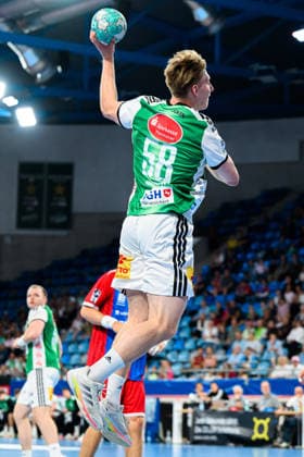 Bietigheim HBL 26 27 SG BBM Bietigheim TSV Hannover Burgdorf Daniel Weber Hannover Bietigheim Bissingen Egetrans Arena Baden-Württemberg Germany