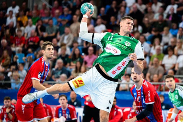 Bietigheim HBL 26 27 SG BBM Bietigheim TSV Hannover Burgdorf Sebastian Heymann Hannover Bietigheim Bissingen Egetrans Arena Baden-Württemberg Germany