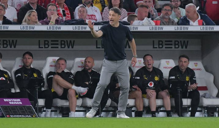 September 19, 2026, xblx, Soccer, Bundesliga 1, VfB Stuttgart vs. Borussia Dortmund, Coach Niko Kovac, Borussia Dortmund, DFL, DFB. REGULATIONS PROHIBIT ANY USE OF PHOTOGRAPHS AS IMAGE SEQUENCES AND OR QUASI-VIDEO, Stuttgart