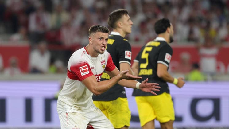 September 19, 2026, Germany, Stuttgart, Bundesliga, VfB Stuttgart vs. Borussia Dortmund, Ermedin Demirovic (VfB)