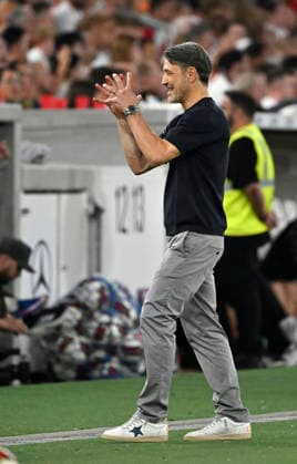 Coach Niko Kovac, Borussia Dortmund (BVB), on the sidelines, gesturing during the VfB Stuttgart vs. Borussia Dortmund (BVB) match on September 19, 2026. DFL regulations prohibit any use of photographs as image sequences and or quasi-video. VfB Stuttgart vs. Borussia Dortmund (BVB)