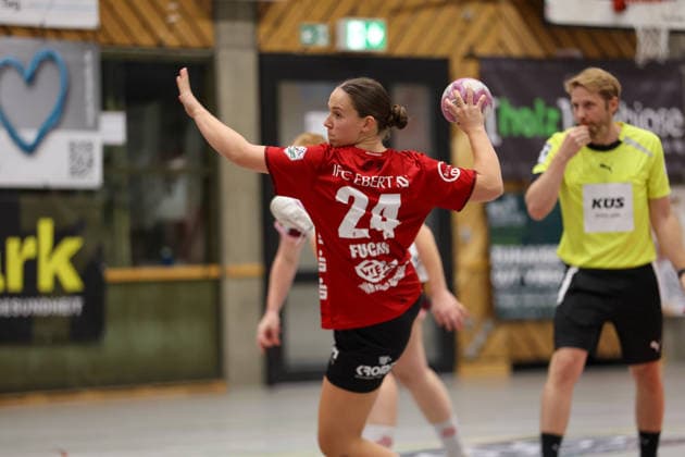Lisa Fuchs, SG Nürtingen Zizishausen, 24 on the throw (GER), SG Nürtingen Zizishausen vs. HL Buchholz 08 Rosengarten, Handball, 2nd ALSCO Women’s Handball Bundesliga, Matchday 4, 2026–2027 season, September 19, 2026 GER, SG Nürtingen Zizishausen vs. HL Buchholz 08 Rosengarten, Handball, 2nd ALSCO Women’s Handball Bundesliga, Matchday 4, 2026–2027 season, September 19, 2026, Steinenberg Copyright: xEibner-Pressefoto SoerenxHerwegx EP_SHG