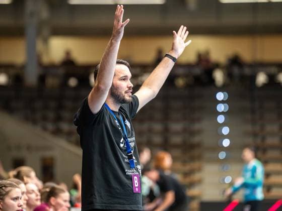 Erik Toepfer, Head Coach of HC Leipzig, Frisch Auf Goeppingen vs. HC Leipzig, Handball, 1st Bundesliga, 2026–2027 Season, September 19, 2026: Frisch Auf Göppingen vs. HC Leipzig, Handball, 1st Bundesliga, 2026–2027 season, September 19, 2026, Göppingen Copyright: xMichaelxSchmidt Eibner-Pressefotx EP_MST