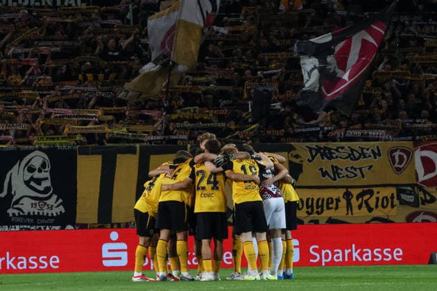 Germany 2. Bundesliga 2026–2027, Matchday 7, Dynamo Dresden vs. Hertha BSC, Rudolf Harbig Stadium, Dresden; Dynamo Dresden Copyright: xLucasxWalterx