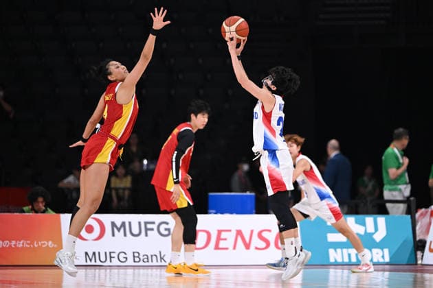 Thailand v China - Asian Games Aichi-Nagoya NAGOYA, JAPAN - SEPTEMBER 19: Sasiporn Wongtapha (25) of Thailand competes during the basketball Women s Group A between Thailand and China on day zero of the 20th Asian Games Aichi-Nagoya at Aichi International Arena on September 19, 2026 in Nagoya, Aichi, Japan. Stringer Anadolu Nagoya Japan. Editorial use only. Please get in touch for any other usage.  Copyright: x2026xAnadoluxStringerx
