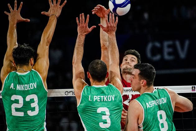Volleyball - CEV EuroVolley 2026, Play Offs - 1 8-finals - Germany vs Bulgaria - 09.19.2026 SOFIA, BULGARIA - September 19th: Leonard Graven, 2 of Germany during CEV EuroVolley 2026, Play Offs - 1 8-finals match between Germany vs Bulgaria at Arena 8888 in Sofia, Bulgaria, on September 19th, 2026 in Sofia, Bulgaria. Copyright: xYulianxTodorovx
