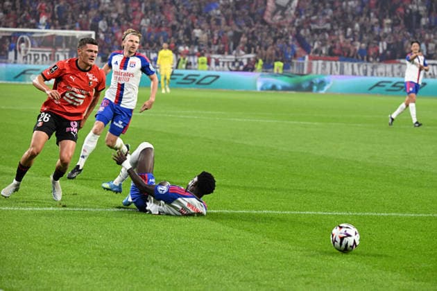 Football : Olympique Lyonnais v Rennes - French ligue 1- 19 09 2026 Ernest NOAMAH of Lyon during the French ligue 1 match between Olympique Lyonnais and Rennes at Groupama Stadium Decines Charpieu Lyon on September 19, 2026 , France LYONFrance  Copyright: xMouradxAllilix