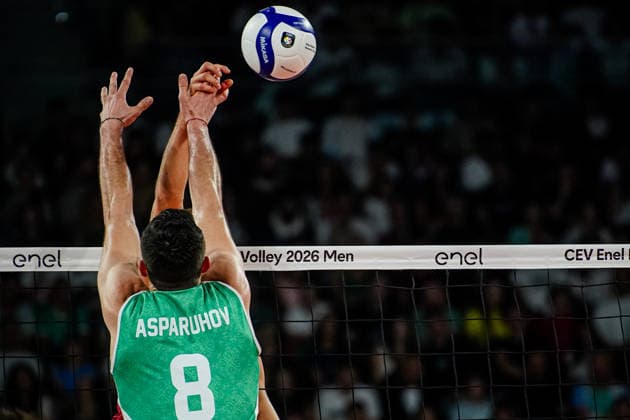 Volleyball - CEV EuroVolley 2026, Play Offs - 1 8-finals - Germany vs Bulgaria - 09.19.2026 SOFIA, BULGARIA - September 19th: Jan Zimmermann, 17 of Germany during CEV EuroVolley 2026, Play Offs - 1 8-finals match between Germany vs Bulgaria at Arena 8888 in Sofia, Bulgaria, on September 19th, 2026 in Sofia, Bulgaria. Copyright: xYulianxTodorovx