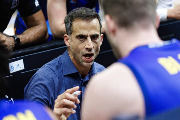 Chris Harris, PHOENIX HAGEN, Head Coach; JOHANNES HÜLSMANN, PHOENIX HAGEN, Assistant Coach; Rostock Seawolves vs. Phoenix Hagen, Basketball, BBL 2026–2027 easyCredit Basketball Bundesliga, Matchday 1, 2026–2027 Season, September 19, 2026, Rostock Seawolves vs. Phoenix Hagen, Basketball, BBL 2026–2027 easyCredit Basketball Bundesliga, Matchday 1, 2026–2027 Season, September 19, 2026, Groter Pohl Copyright: xEibner-Pressefoto DenverxEhrlichx EP_DEH