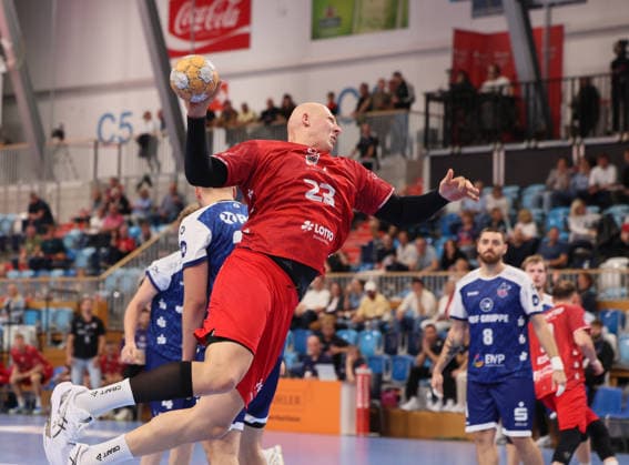 GER HBL2 2026–2027 Season: VfL Potsdam vs. EULEN Ludwigshafen, September 19, 2026, MBS Arena, Potsdam; Lars RÖLLER, Eulen Ludwigshafen 23