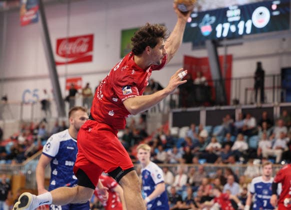 GER HBL2 2026–2027 Season: VfL Potsdam vs. EULEN Ludwigshafen, September 19, 2026, MBS Arena, Potsdam; Finn LEUN, EULEN Ludwigshafen 37