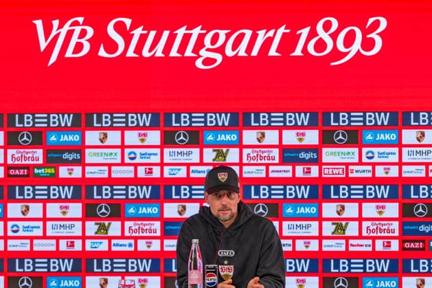German Bundesliga: VfB Stuttgart vs. Borussia Dortmund, September 19, 2026, Stuttgart, GERMANY September 19, 2026 Sebastian Hoeneß, VfB Stuttgart head coach, during the post-match press conference following the game between VfB Stuttgart and Borussia Dortmund on Matchday 4 of the 1st Bundesliga at the MHP ARENA Copyright: xBEAUTIFULxSPORTS Steinx
