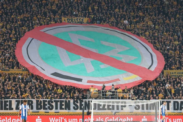 Germany 2. Bundesliga 2026–2027, Matchday 7, Dynamo Dresden vs. Hertha BSC, Rudolf Harbig Stadium, Dresden Dynamo Dresden Fan Project Copyright: xLucasxWalterx