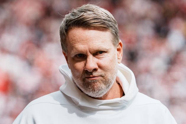 German Soccer 3rd Division 2026–2027, Matchday 7: Alemannia Aachen vs. Fortuna Düsseldorf at Tivoli Aachen; Sascha Rösler, Head of Licensing at Fortuna Düsseldorf, before the game; facial expression; close-up; portrait; former Alemannia player Copyright: xThiemoxRudolphx
