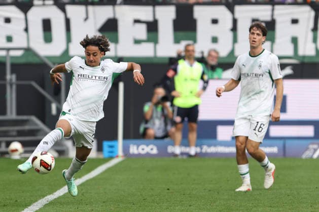 Wael Mohya of Borussia Mönchengladbach in action, on the ball, making a solo run during the Bundesliga match between Borussia Mönchengladbach and 1. FSV Mainz 05 at ista Borussia Park on September 19, 2026, in Mönchengladbach, Germany. Photo by Oliver Kaelke, DeFodi Images. Wael Mohya of Borussia Mönchengladbach controls the ball during the Bundesliga match between Borussia Mönchengladbach and 1. FSV Mainz 05 at ista Borussia Park on September 19, 2026 in Mönchengladbach, Germany. Photo by Oliver Kaelke, DeFodi Images. DFB and DFL regulations prohibit any use of photographs as image sequences and or quasi-video. Photo by Oliver Kaelke, DeFodi Images.