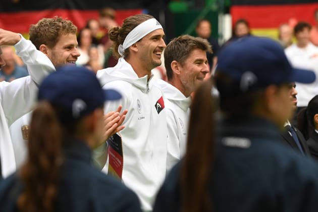 Alexander ZVEREV GER vs. Alexander ZVEREV GER vs. Matej DODIC CRO Germany GER vs. Croatia CRO Tennis Davis Cup Qualifiers Round 2 on September 19, 2026, at the Heristo Arena Halle in Westphalia, Germany Â