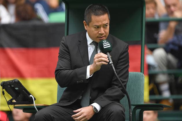 Umpire James KEOTHAVONG GBR Match 1 Alexander ZVEREV GER Matej DODIC CRO Germany GER Croatia CRO Tennis Davis Cup Qualifiers Round 2 on September 19, 2026, at the Heristo Arena in Westphalia, Germany Â