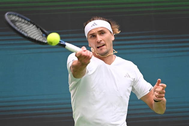 Alexander ZVEREV GER Action, Match 1 Alexander ZVEREV GER Matej DODIC CRO Germany GER Croatia CRO Tennis Davis Cup Qualifiers Round 2 on September 19, 2026, at the Heristo Arena Halle in Westphalia, Germany Â