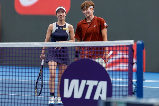 WTA GUADALAJARA OPEN 2026 WTA GUADALAJARA OPEN 2026 CRISTINA BUCSA NICOLE MELICHAR VS MOMOKO KOBORI PEANGTARN PLIPUECH 09 19 2026 GUADALAJARA, JALISCO Action photo of Momoko Kobori and Peangtarn Plipuech during the doubles final match of the 2026 WTA Guadalajara Open, held at the Centro Panamericano de Tenis in Guadalajara, Jalisco, Mexico Action photo of Momoko Kobori and Peangtarn Plipuech, during the doubles final match of the 2026 WTA Guadalajara Open held at the Centro Panamericano de Tenis in Guadalajara, Jalisco, Mexico PHOTO BY IMAGENSHOP PHOTO AGENCY GUADALAJARA JALISCO MEXICO Copyright: xIMAGENSHOPxAGENCIAxFOTOGRAFICAx