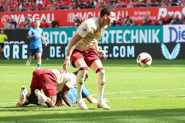 September 19, 2026, xrekx, Soccer 2. Bundesliga, 1 FC Kaiserslautern vs. Eintracht Braunschweig, goal for 1–0 by Erencan Yardimci, 1 FC Kaiserslautern. DFL and DFB regulations prohibit any use of photographs as image sequences and or quasi-video. Kaiserslautern