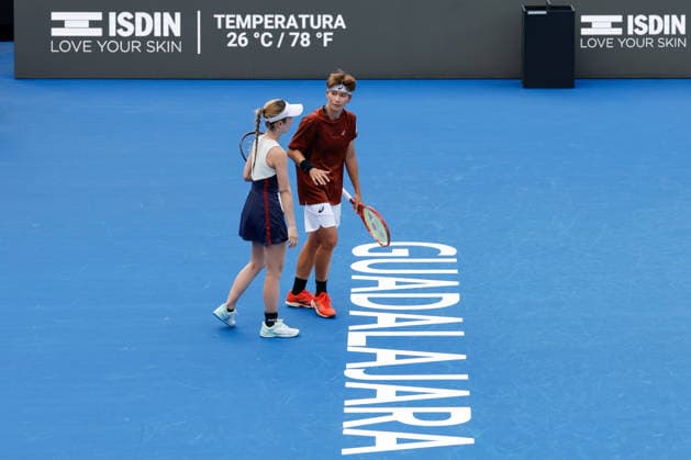 WTA GUADALAJARA OPEN 2026 WTA GUADALAJARA OPEN 2026 CRISTINA BUCSA NICOLE MELICHAR VS MOMOKO KOBORI PEANGTARN PLIPUECH 09 19 2026 GUADALAJARA, JALISCO Action photo of Momoko Kobori and Peangtarn Plipuech during the doubles final of the WTA Guadalajara Open 2026, held at the Centro Panamericano de Tenis in Guadalajara, Jalisco, Mexico Action photo of Momoko Kobori and Peangtarn Plipuech, during the doubles final match of the 2026 WTA Guadalajara Open held at the Centro Panamericano de Tenis in Guadalajara, Jalisco, Mexico PHOTO BY IMAGENSHOP PHOTO AGENCY GUADALAJARA, JALISCO, MEXICO Copyright: xIMAGENSHOPxAGENCIAxFOTOGRAFICAx