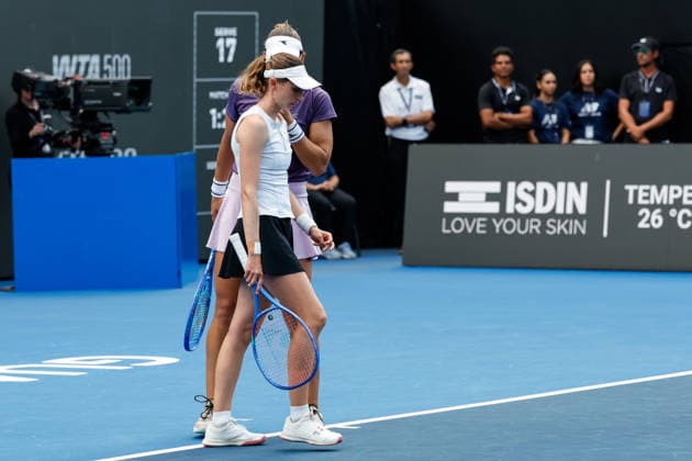 WTA GUADALAJARA OPEN 2026 WTA GUADALAJARA OPEN 2026 CRISTINA BUCSA NICOLE MELICHAR VS. MOMOKO KOBORI PEANGTARN PLIPUECH 09 19 2026 GUADALAJARA, JALISCO Action photo of Cristina Bucsa and Nicole Melichar during the doubles final of the 2026 WTA Guadalajara Open, held at the Centro Panamericano de Tenis in Guadalajara, Jalisco, Mexico Action photo of Cristina Bucsa and Nicole Melichar, during the doubles final match of the 2026 WTA Guadalajara Open, held at the Centro Panamericano de Tenis in Guadalajara, Jalisco, Mexico. PHOTO BY IMAGENSHOP PHOTO AGENCY, GUADALAJARA, JALISCO, MEXICO Copyright: xIMAGENSHOPxAGENCIAxFOTOGRAFICAx
