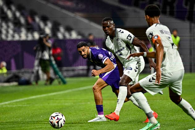 FOOTBALL : Toulouse vs Le Havre- 5eme Journee de Ligue 1 McDonald S - Toulouse - 19 09 2026 Rafik Messali (tfc) vs Ally Samatta (hac) Toulouse  Copyright: xThierryxBretonx