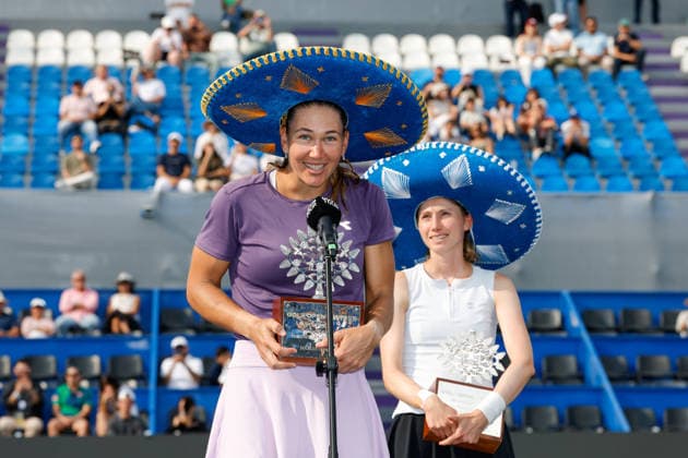 Tennis, WTA tournament in Guadalajara, final, doubles