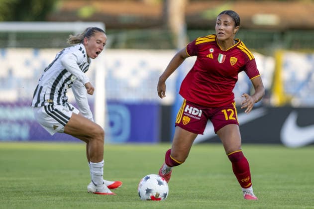 IPA88735271 - Ella Ottey Tatatiana Pinto during the Final—Juventus FC vs. AS Roma, Serie A Women s Cup in Viareggio (LU), Italy, September 19, 2026  Copyright: xJacopoxCane IPAxSportx xx IPA88735271