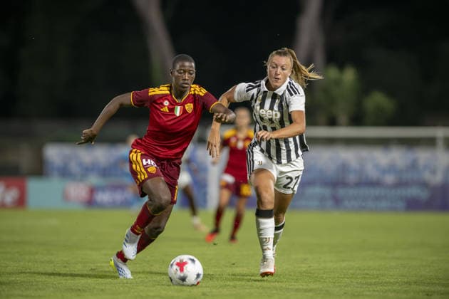IPA88735280 - Shukurat Oladipo and Federica D Auria during the Final—Juventus FC vs. AS Roma, Serie A Women s Cup in Viareggio (LU), Italy, September 19, 2026  Copyright: xJacopoxCane IPAxSportx xx IPA88735280