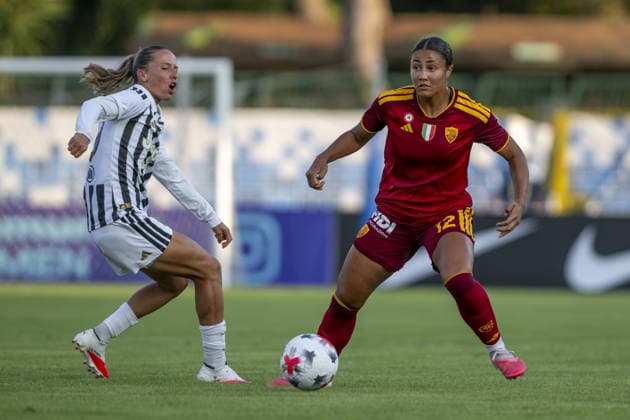 IPA88735282 - Ella Ottey Tatatiana Pinto during the Final—Juventus FC vs. AS Roma, Serie A Women s Cup in Viareggio (LU), Italy, September 19, 2026  Copyright: xJacopoxCane IPAxSportx xx IPA88735282