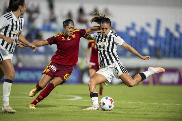 IPA88735285 - Maya Doms Estela Carbonell during the Final - Juventus FC vs. AS Roma, Serie A Women s Cup in Viareggio (LU), Italy, September 19, 2026  Copyright: xJacopoxCane IPAxSportx xx IPA88735285