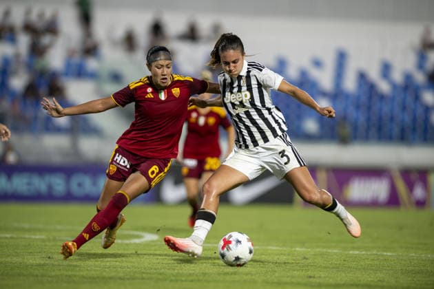 IPA88735299 - Maya Doms Estela Carbonell during the Final - Juventus FC vs. AS Roma, Serie A Women s Cup in Viareggio (LU), Italy, September 19, 2026  Copyright: xJacopoxCane IPAxSportx xx IPA88735299
