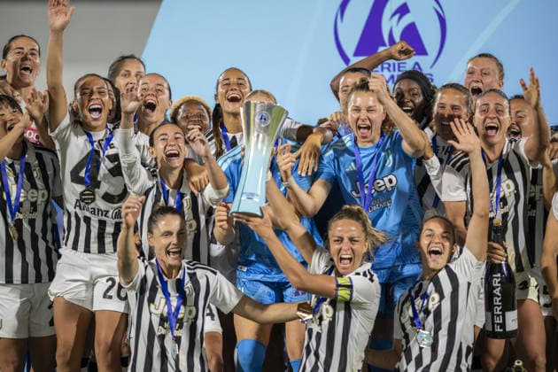 IPA88735687 - Juventus celebration after winning the cup in the final—Juventus FC vs. AS Roma, Serie A Women s Cup in Viareggio (LU), Italy, September 19, 2026  Copyright: xJacopoxCane IPAxSportx xx IPA88735687