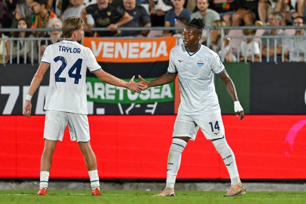 SOCCER - Serie A - Venezia FC vs. SS Lazio Photo by IPA ABACAPRESS.COM88726560 - Lazio s Tijjani Noslin celebrates after scoring a goal during the Italian Serie A soccer match between Venezia FC and SS Lazio in Venice, Italy, on September 19, 2026 Venice Italy  Copyright: xIPAxSport ABACAx